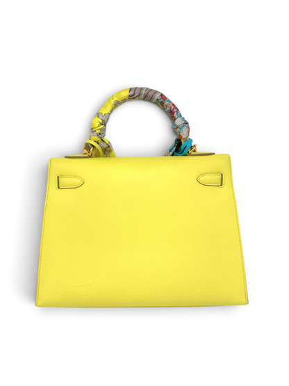 Kelly 32 Sellier Bag in Epsom Leather With Accessories & Dust Bag