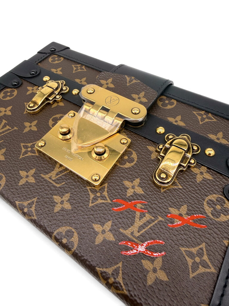 Petite Malle Monogram Bag With Strap & Dust Bag