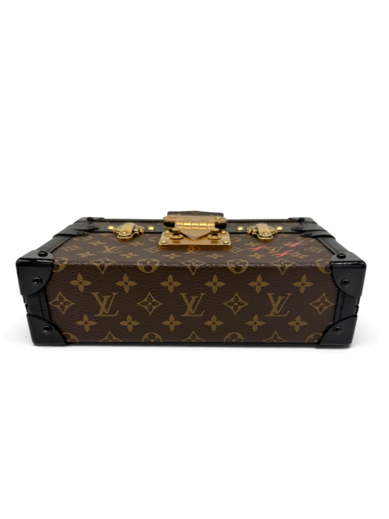 Petite Malle Monogram Bag With Strap & Dust Bag