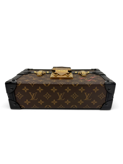 Petite Malle Monogram Bag With Strap & Dust Bag