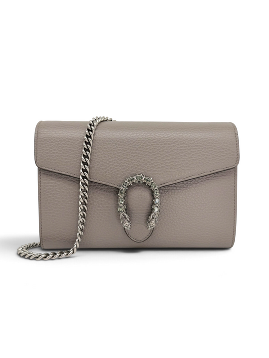 Dionysus Leather Wallet On Chain