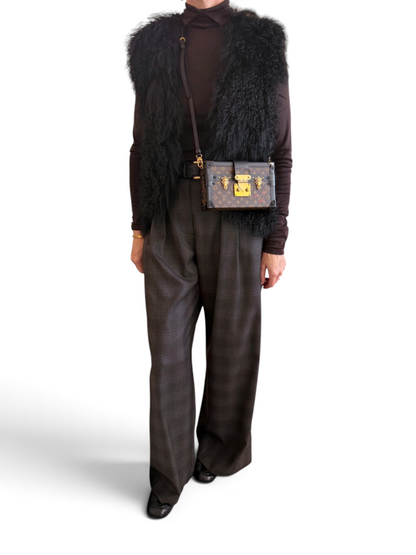 Petite Malle Monogram Bag With Strap & Dust Bag