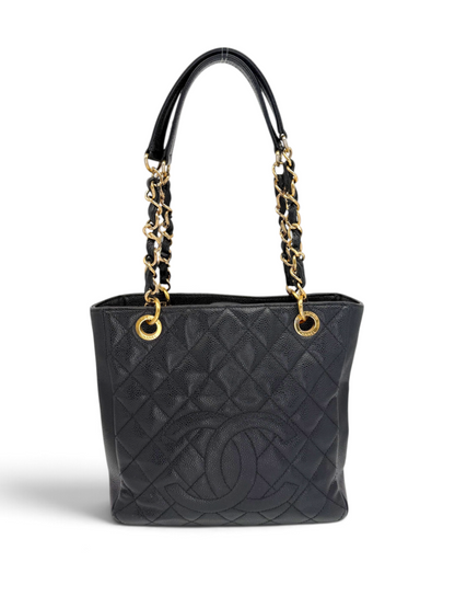 Quilted Caviar Petite Timeless Tote