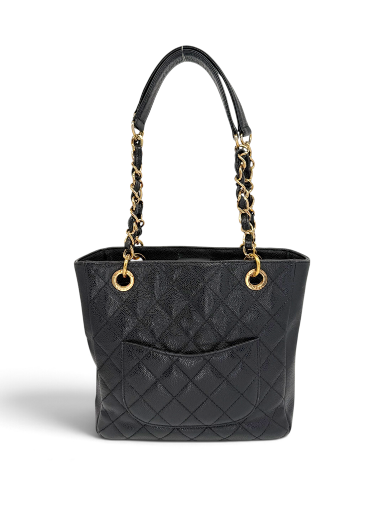 Quilted Caviar Petite Timeless Tote