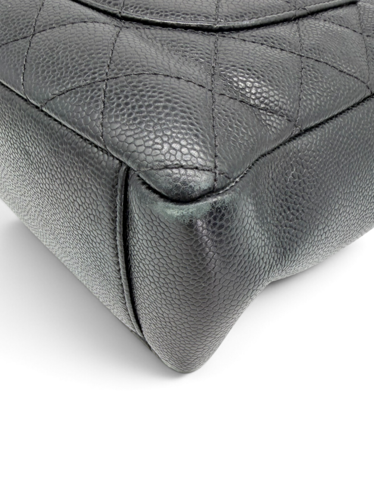 Quilted Caviar Petite Timeless Tote
