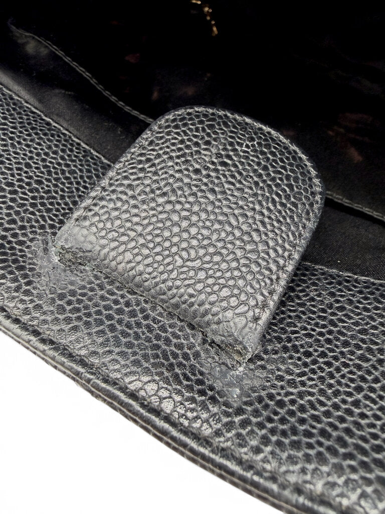 Quilted Caviar Petite Timeless Tote