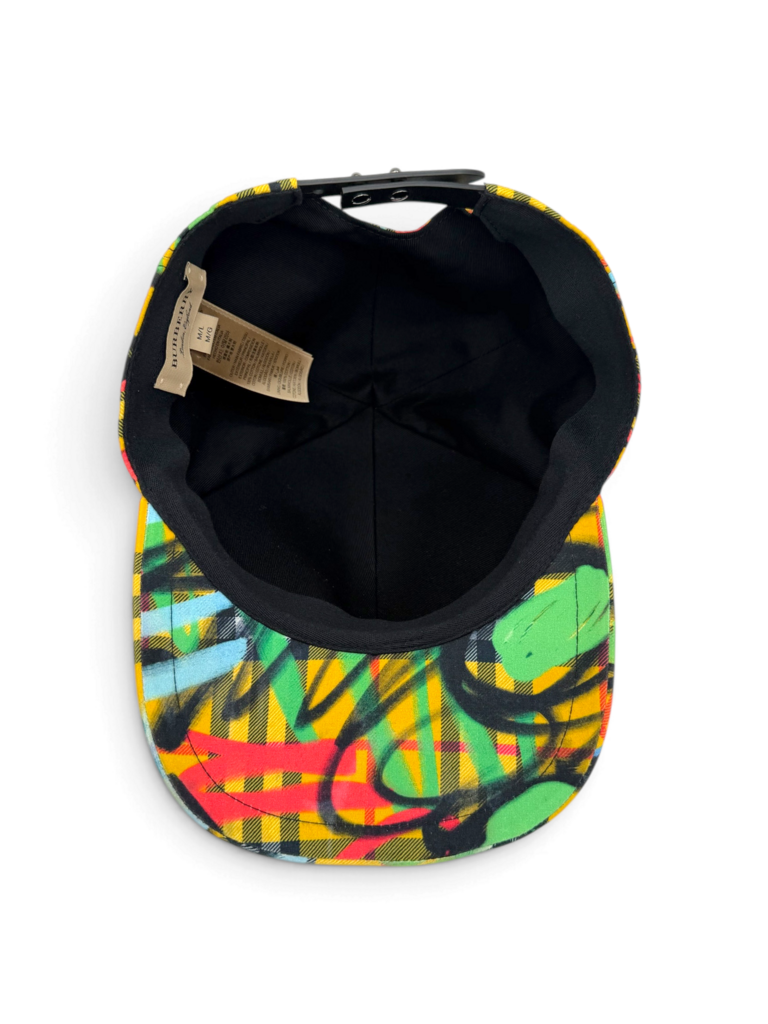 Graffiti Check Baseball Cap Size M/L