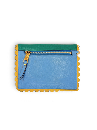 Miu Miu Madras Love Letter Heart Pouch