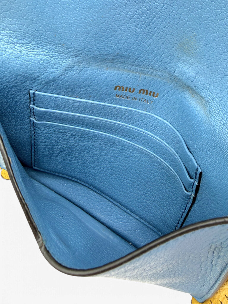 Madras Love Letter Heart Pouch