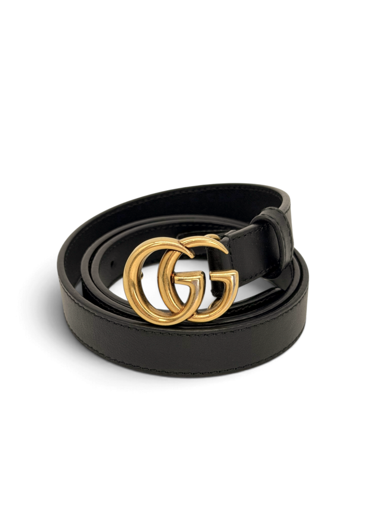 Slim GG Marmont Leather Belt Size 75/30