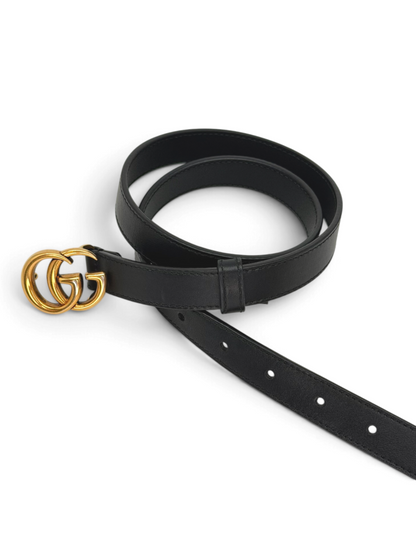 Slim GG Marmont Leather Belt Size 75/30