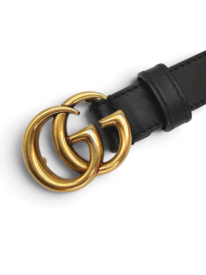 Slim GG Marmont Leather Belt Size 75/30