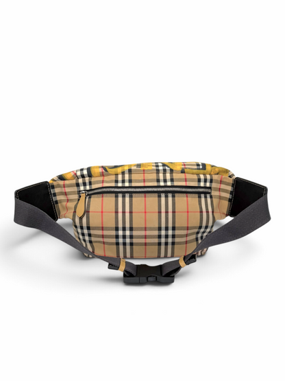 Burberry Vintage Check Graffiti Print Sonny Bumbag