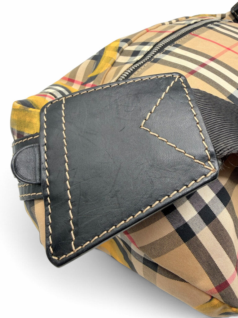 Burberry Vintage Check Graffiti Print Sonny Bumbag