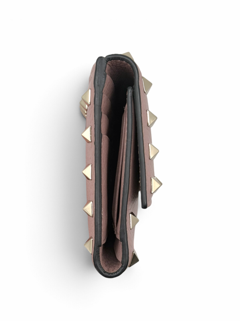 Valentino Garavani Longline Rockstud Leather Wallet