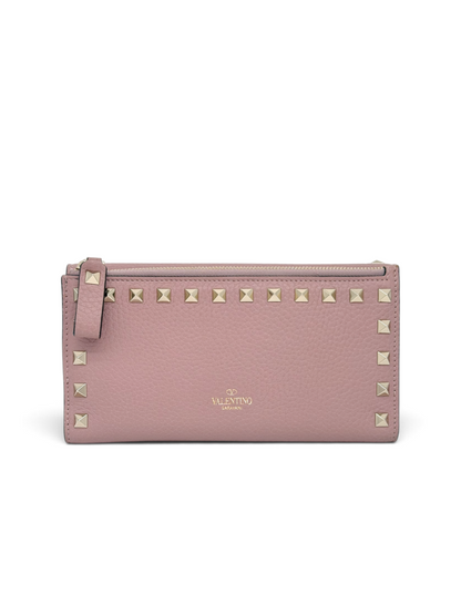 Valentino Garavani Longline Rockstud Leather Wallet
