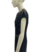 Load image into Gallery viewer, David Meister Navy Ballgown Size 10
