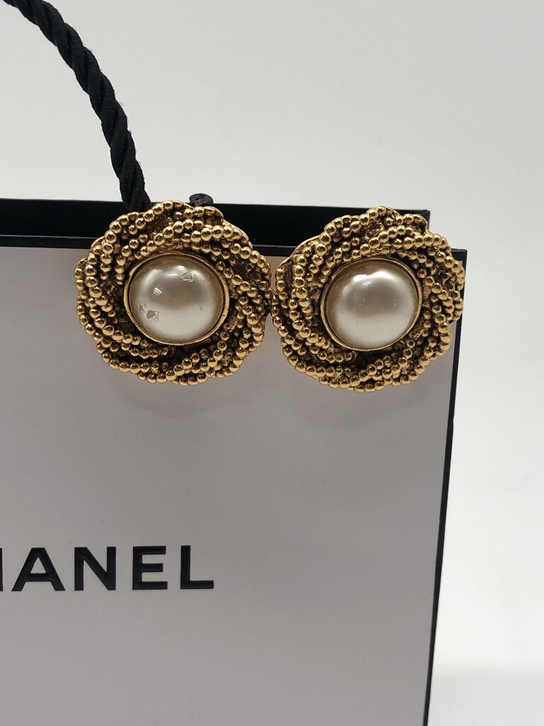 Chanel Clip on Earrings