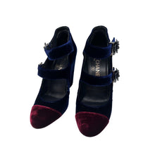 Load image into Gallery viewer, Chanel Velvet Heels Size 37 (Incl. Dustbg)

