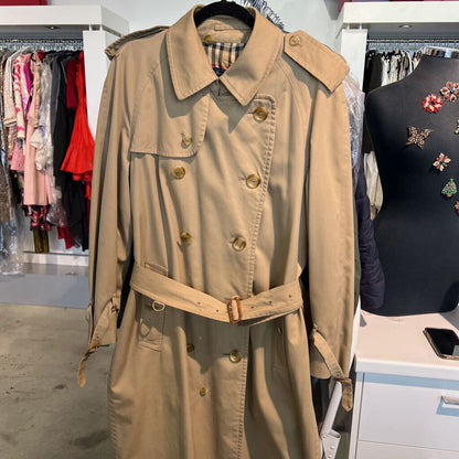 Burberry "Kensington Heritage" Trench Coat 'As Is' (Small Lining Tears) SZ L RRP $4390
