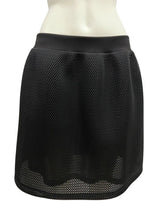 Load image into Gallery viewer, MQ Alexander McQueen Black Mesh Skirt Size 14
