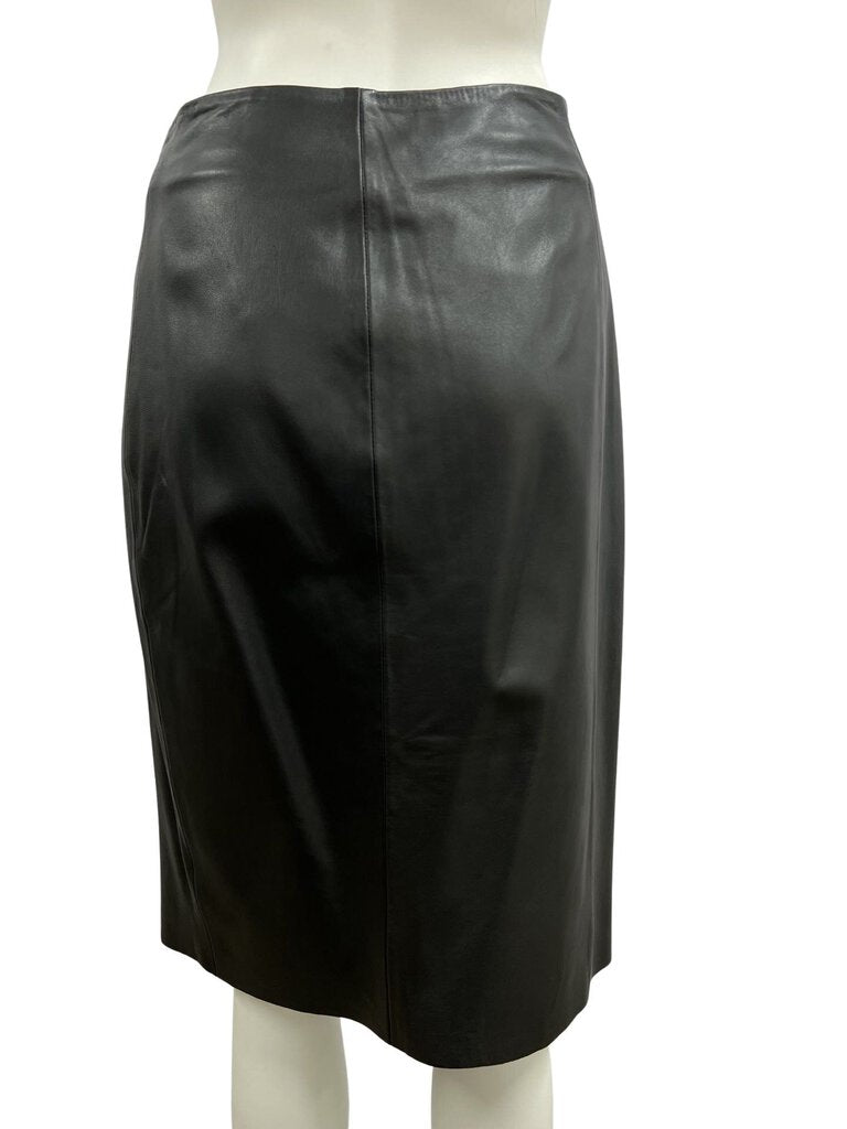 Skin and Threads Leather Skirt NWT Size 6