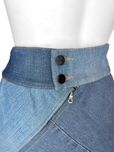 Load image into Gallery viewer, 'Future Love Skirt' in Denim Size 8
