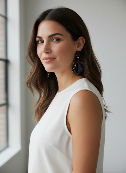 Teardrop Statement Earrings