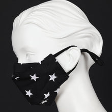 Load image into Gallery viewer, Dee Black Star Black Face Masks Size Adult
