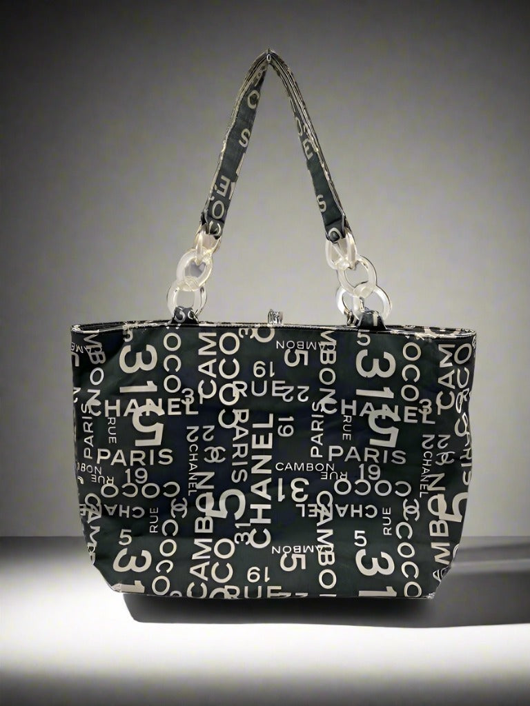 Chanel Fabric 31 Rue Cambon Beach Tote (Incl. Dustbag)