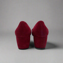 Load image into Gallery viewer, Prada Suede Heels with Buckle Size 37.5
